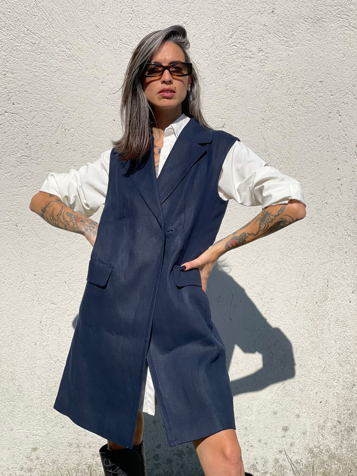 Gilet 'S Max Mara blu