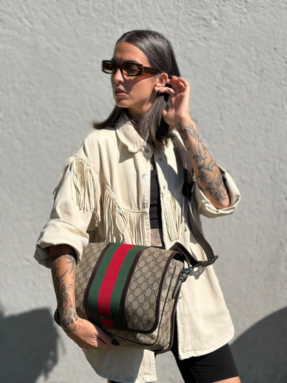 Tracolla Gucci GG Web
