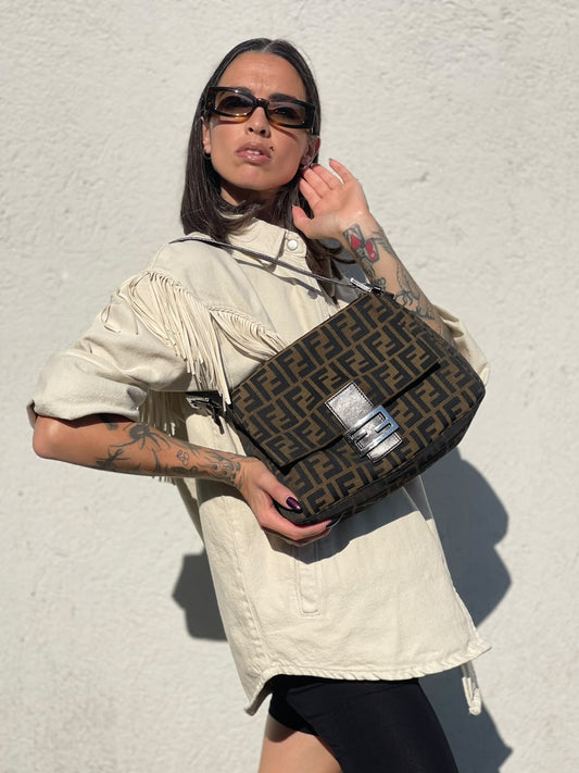 Mama Fendi baguette zucca