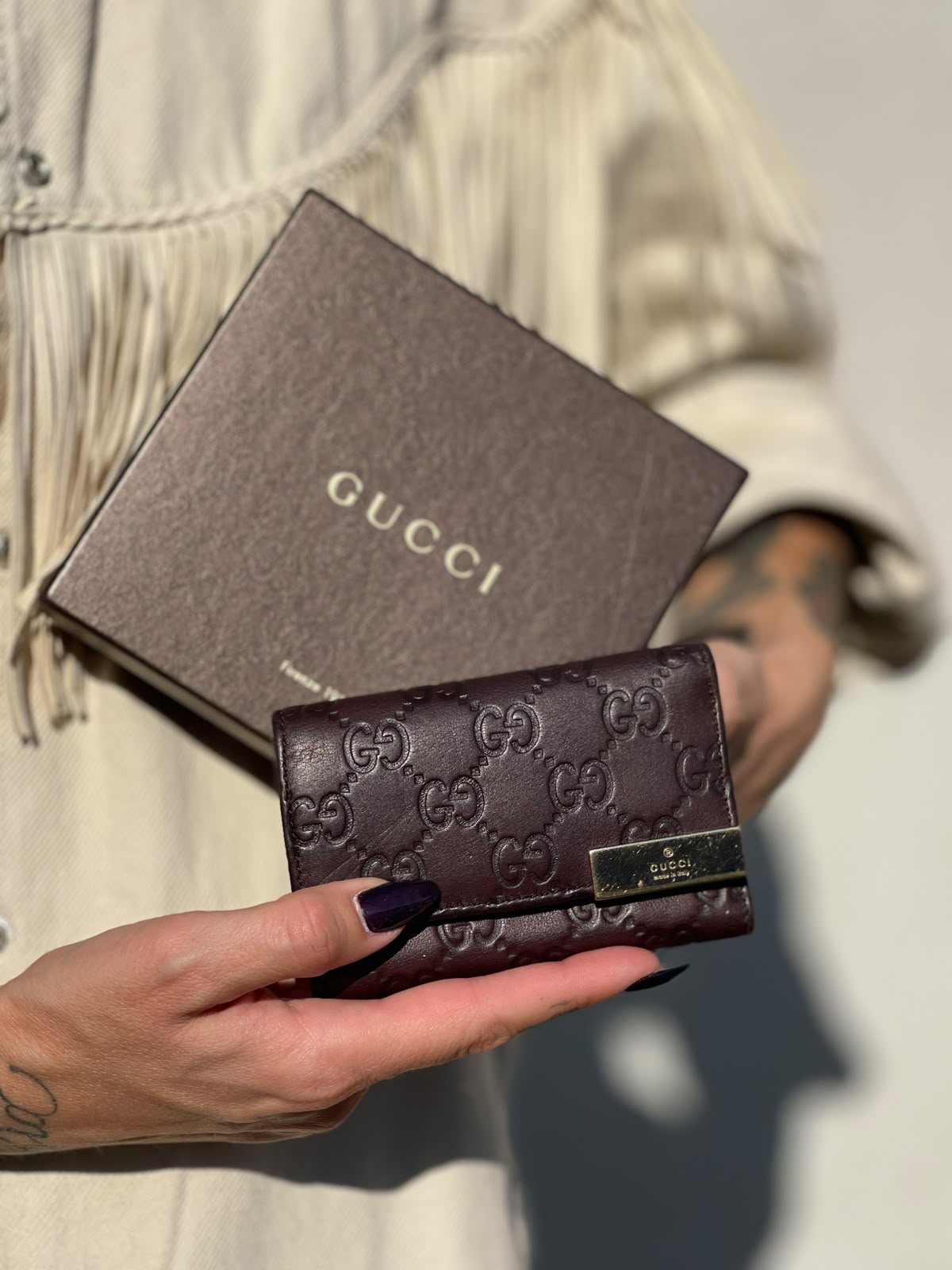 Portafoglio Gucci Guccissima