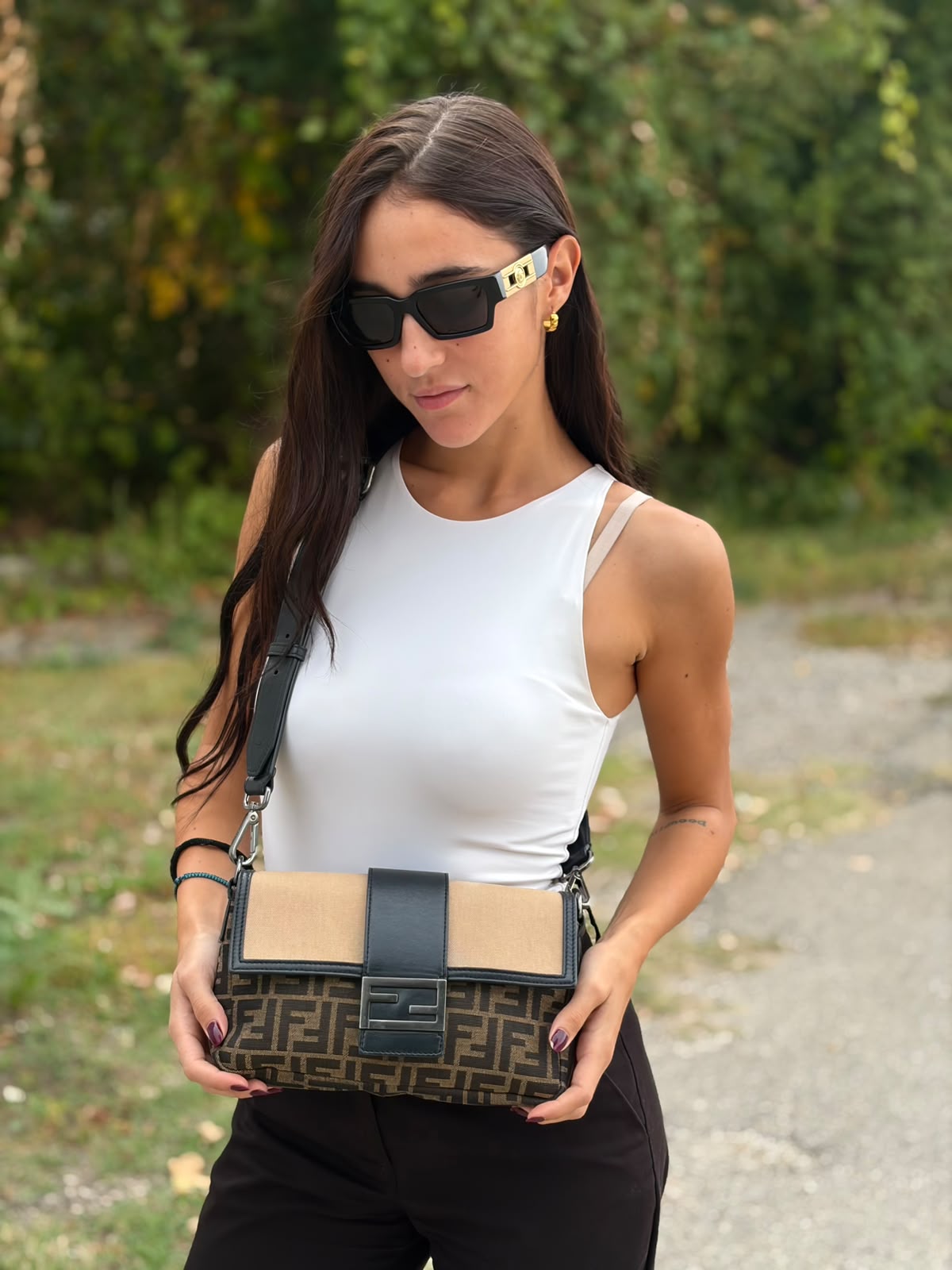 Baguette Fendi Zucca