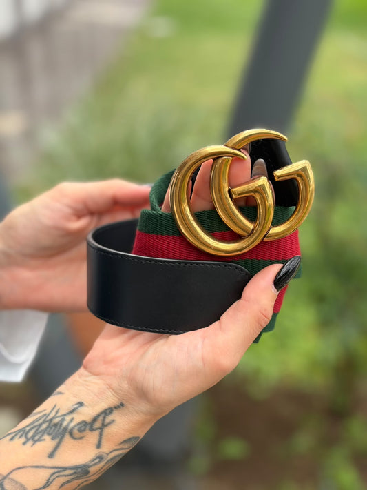 Cintura Gucci Marmont Web tg. 40