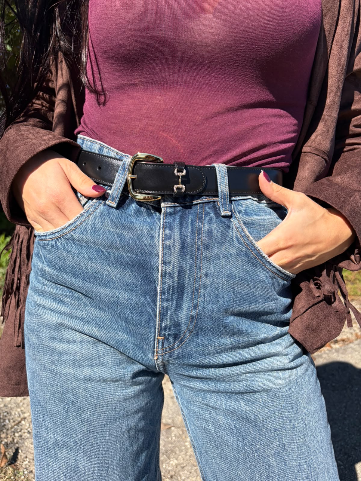 Cintura Gucci Horsebit tg. 34