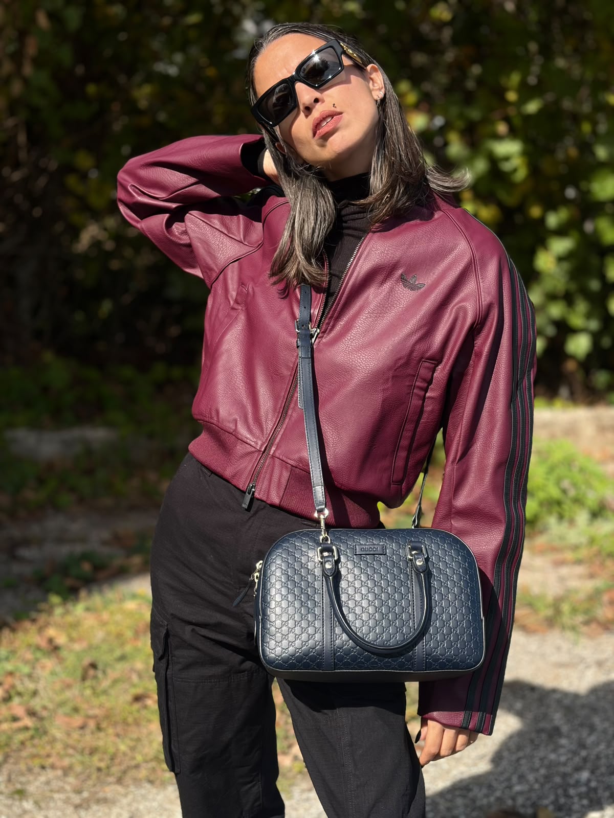 Bauletto Gucci microguccissima blu