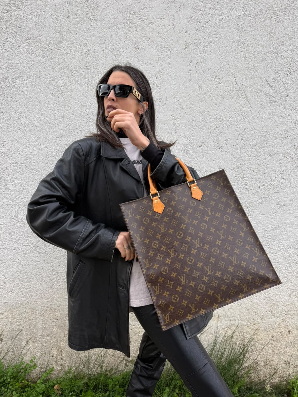 Sac Plat Louis Vuitton monogram