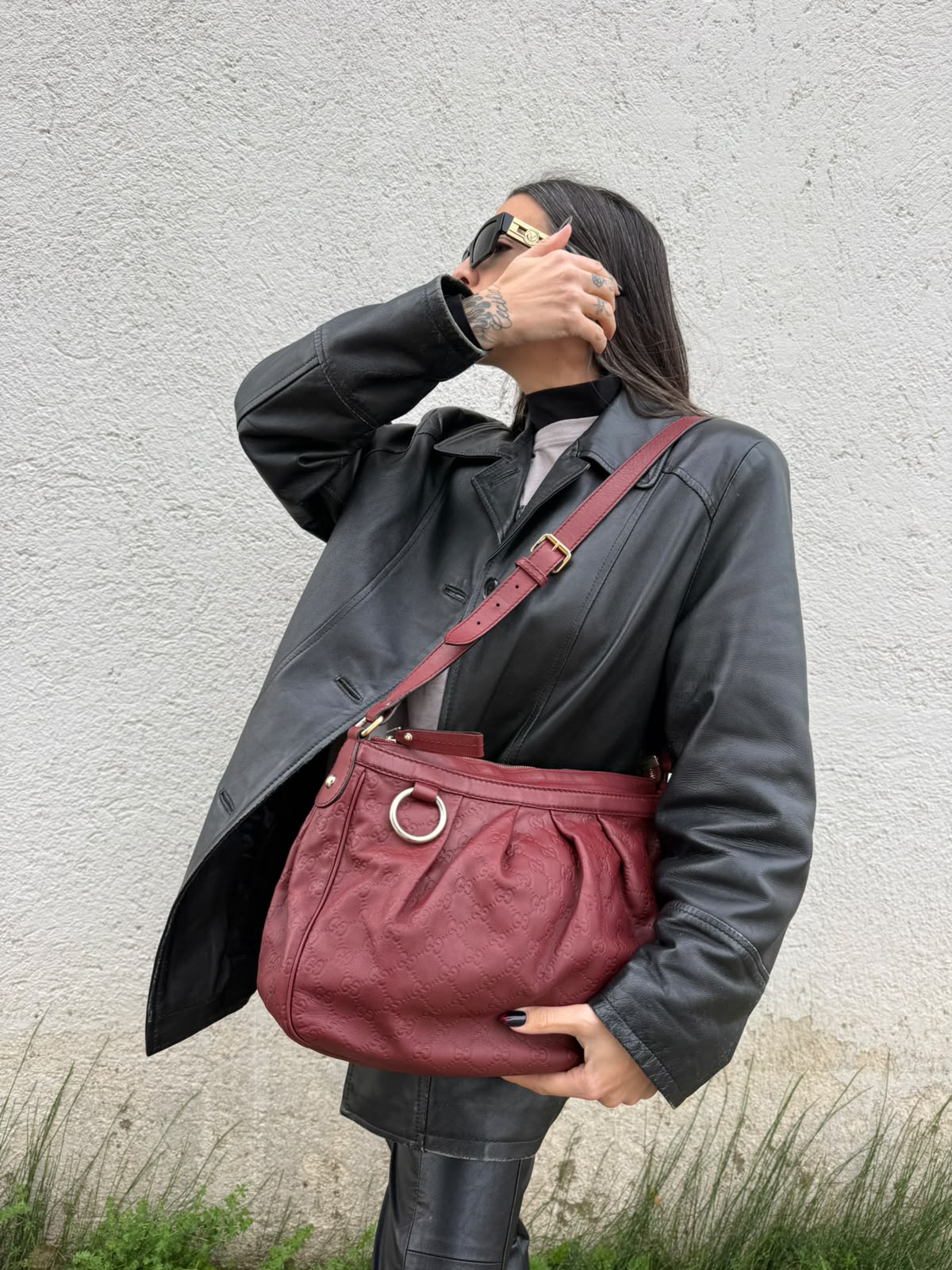 Tracolla Gucci Guccissima