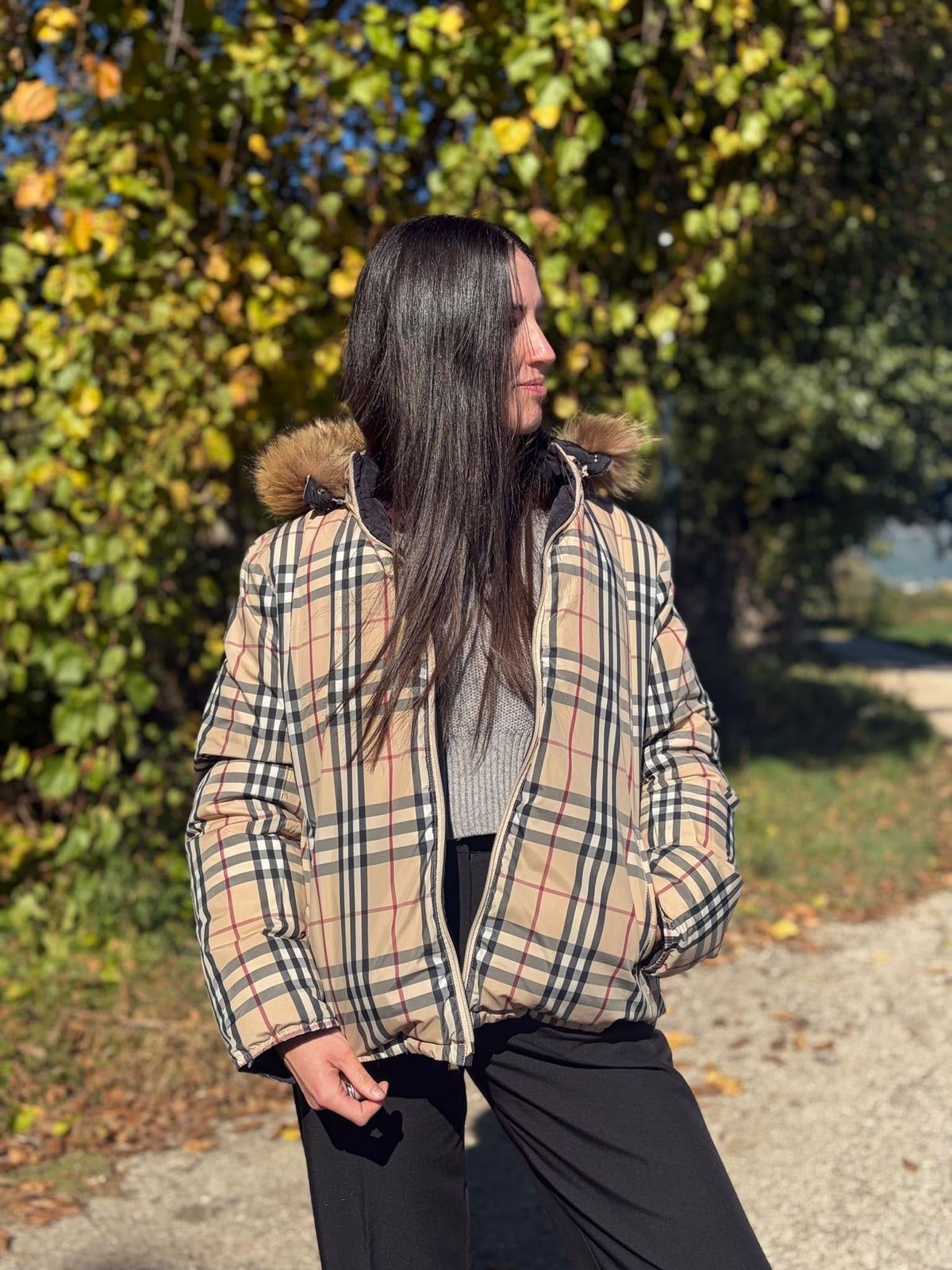 Giubbino Burberry reversibile tg. 48