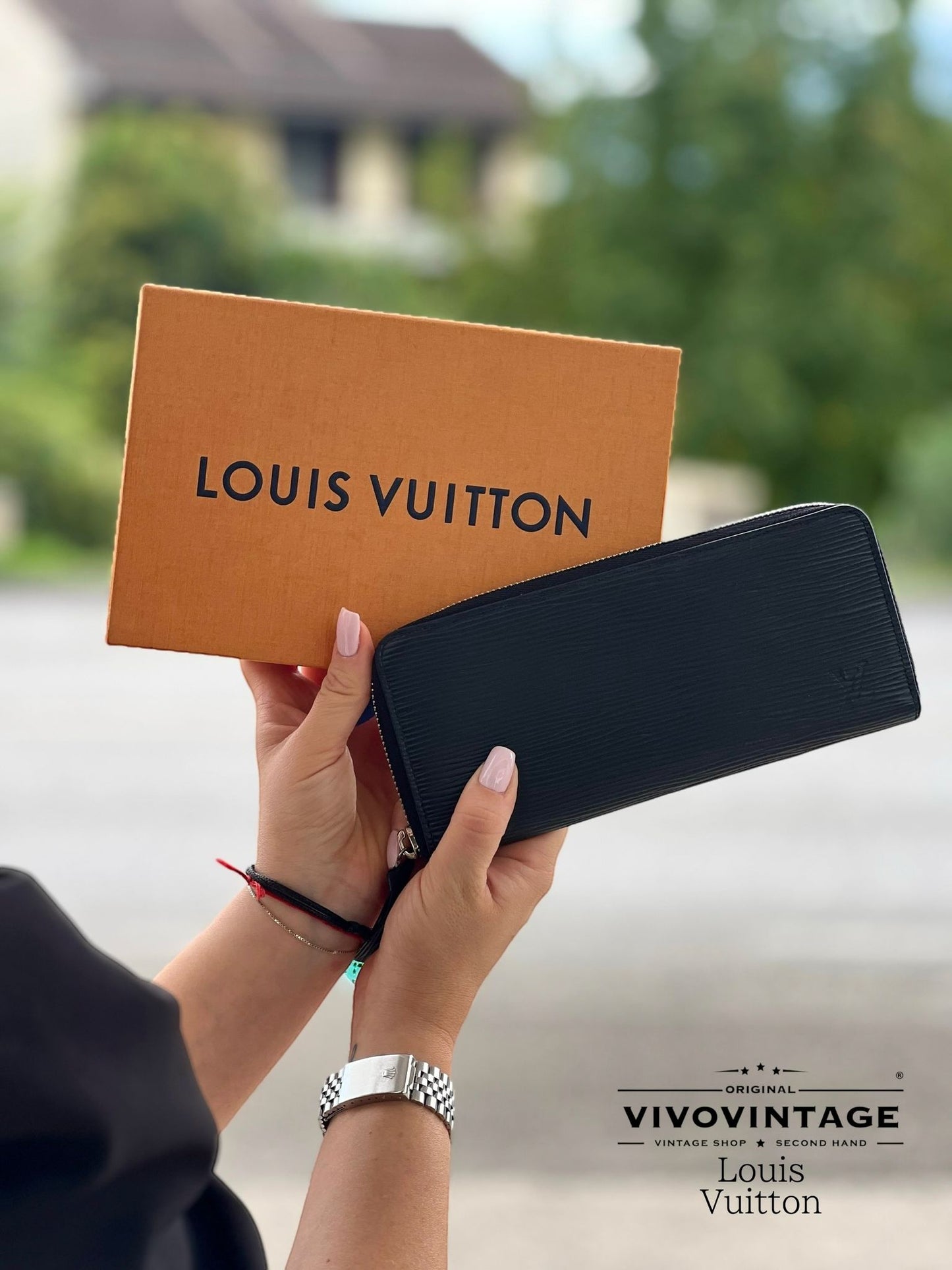 Portafoglio Louis Vuitton Clémence epi