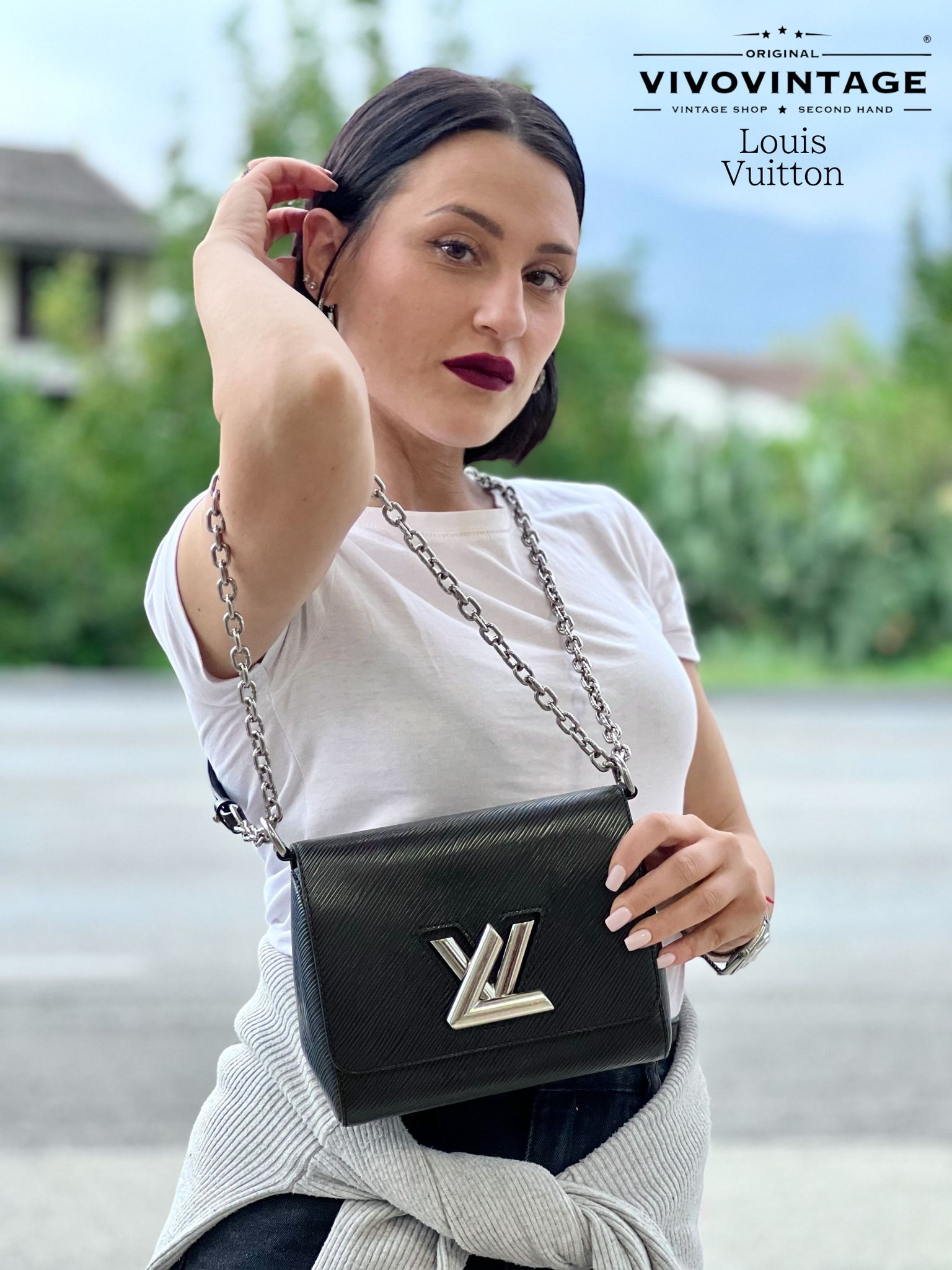 Cintura louis vuitton nera piccola deals