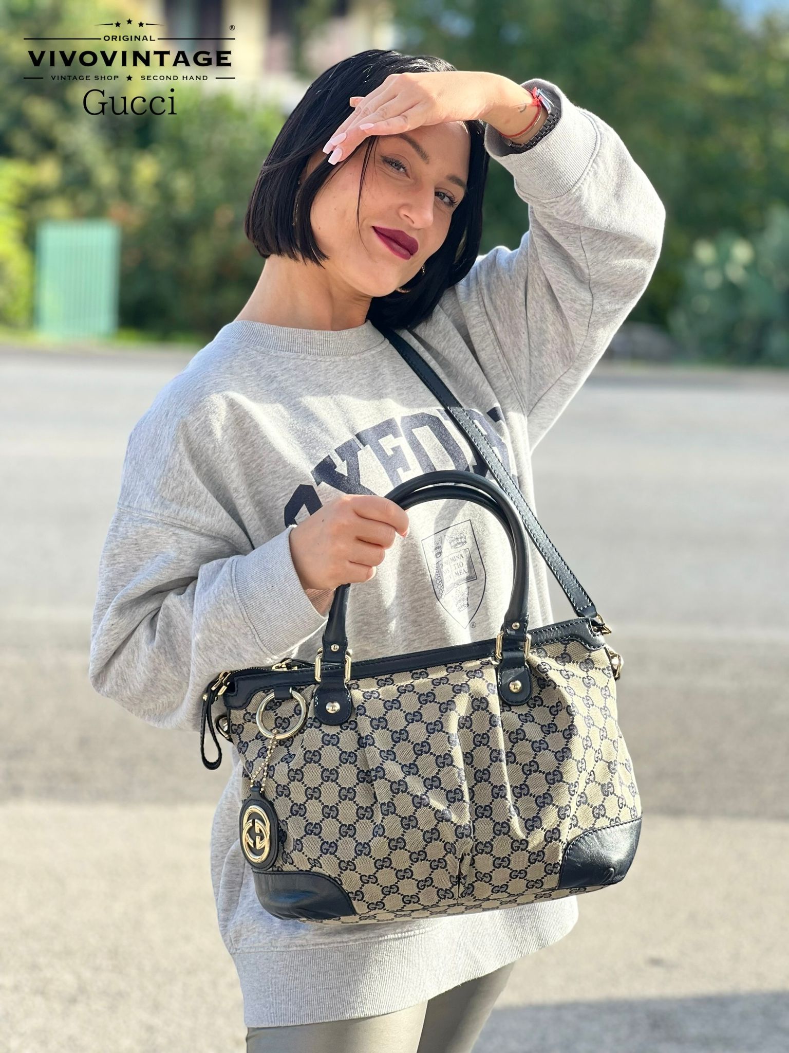 Gucci bag GG Supreme Vivo Vintage