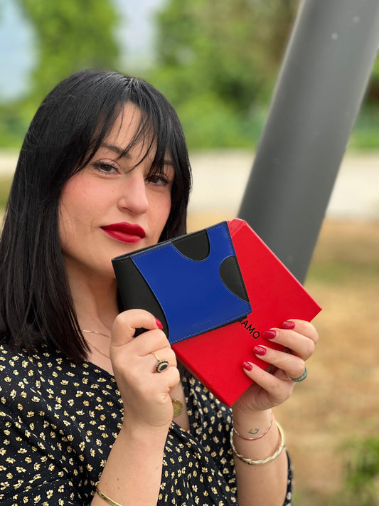 Portafoglio Salvatore Ferragamo bicolore