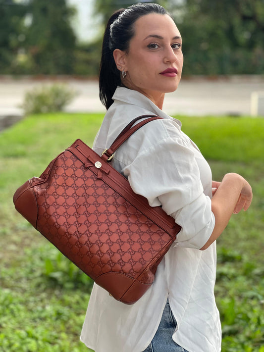 Borsa Gucci Mayfair Guccissima