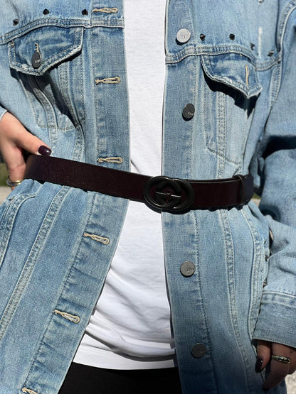 Cintura Gucci testa di moro tg.44