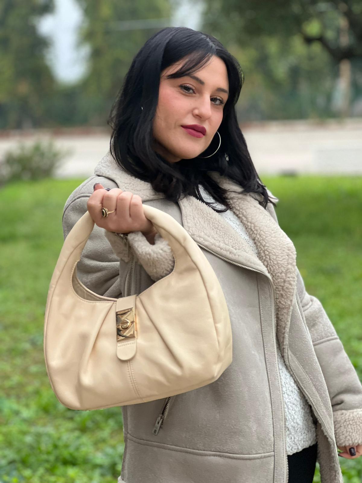 Borbonese Hobo Bag Cortina Small