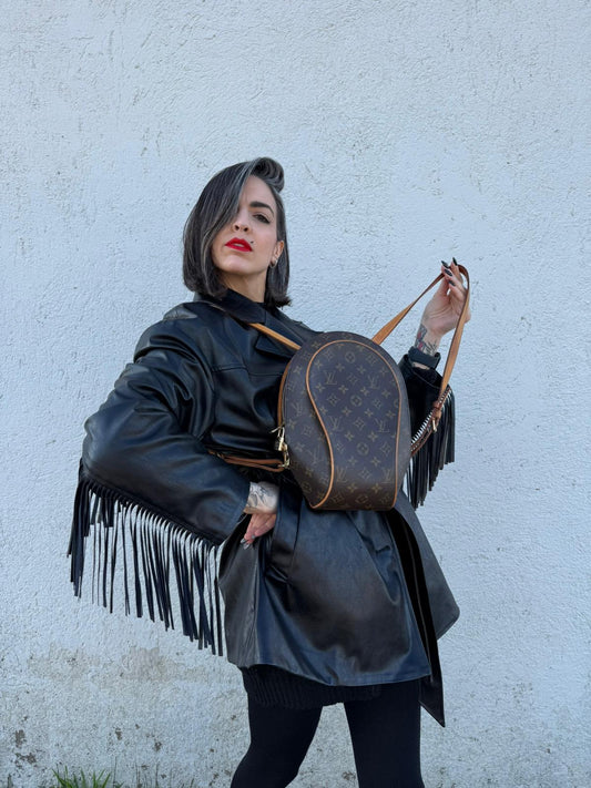 Indossata, Zaino Louis Vuitton in tela monogram marrone. Originale, usato, di lusso, in ottime condizioni