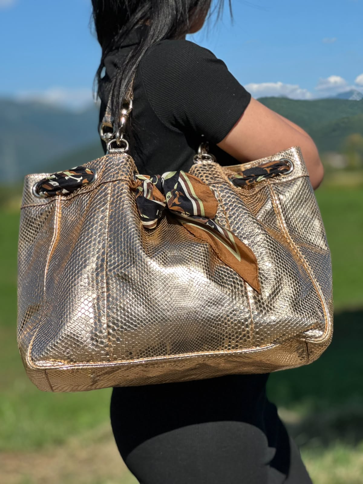 Shopper Gucci Positano animalier