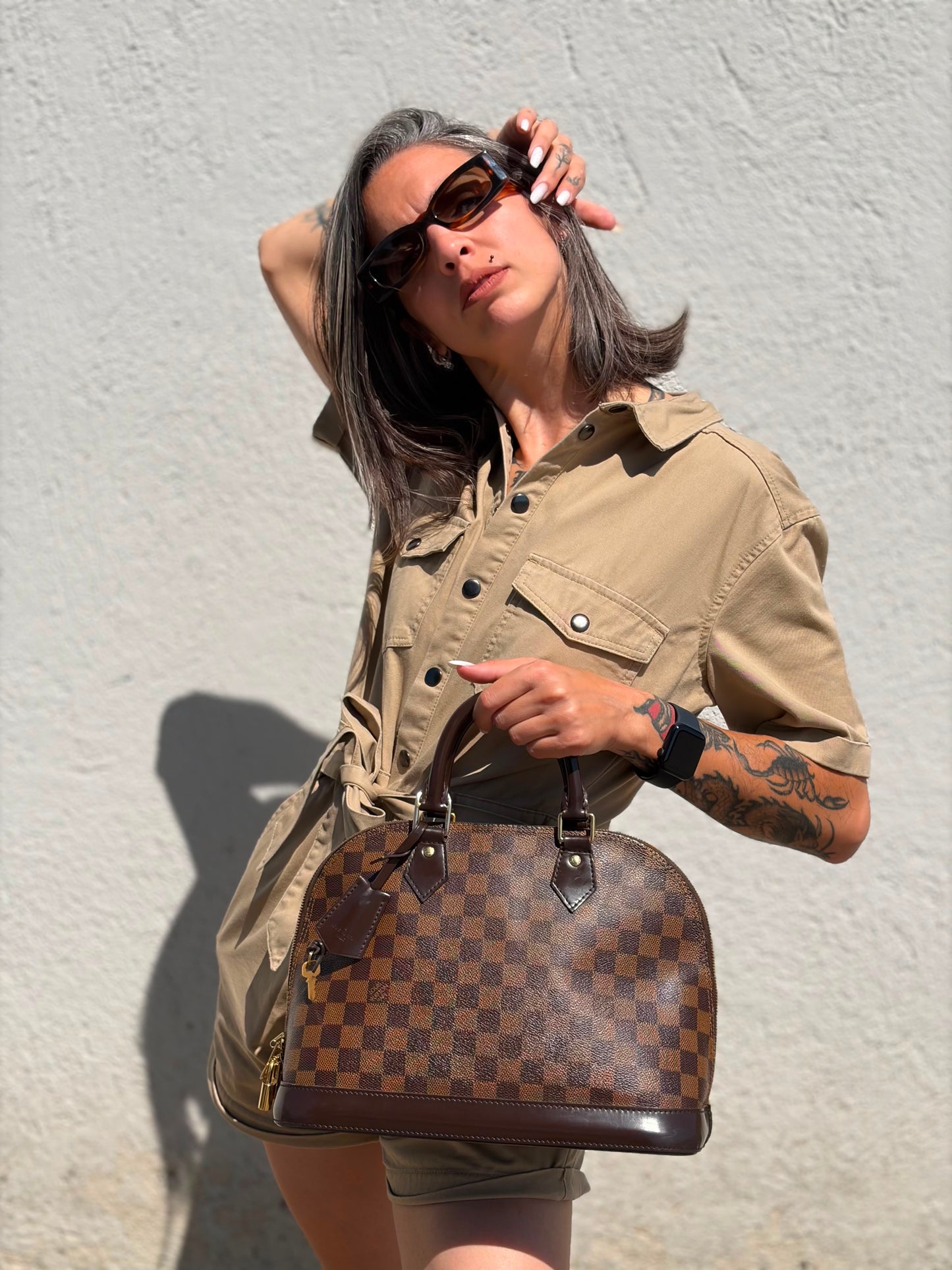 Alma PM Damier Ébène Louis Vuitton