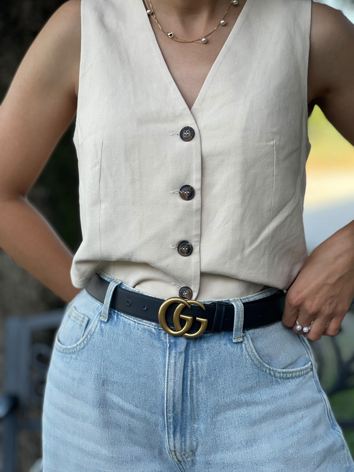 Cintura Gucci Marmont tg. 46
