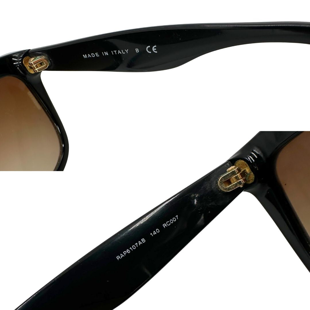 Occhiali da sole Dolce e Gabbana in acetato trama animalier e finiture nere. Completi di sacchetto antipolvere, di lusso, originale, ottime condizoni.