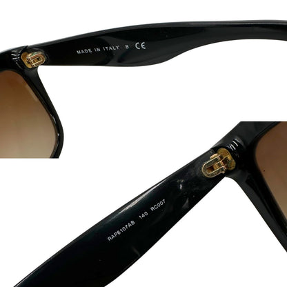 Occhiali da sole Dolce e Gabbana in acetato trama animalier e finiture nere. Completi di sacchetto antipolvere, di lusso, originale, ottime condizoni.