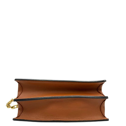 Base Borsa Dauphine MM Louis Vuitton in tela monogram, e monogram reverse bicolore con finiture in pelle cognac e parti metalliche dorate. Munita di una tracolla in pelle e un manico in catena, amovibili. Originale, usato, di lusso, in ottime condizioni 