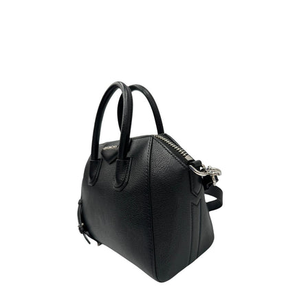 lato Compatta borsa Givenchy Antigona nella versione mini, di lusso, originale, ottime condizioni, usata.- 