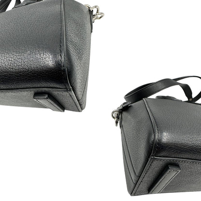 angoli Compatta borsa Givenchy Antigona nella versione mini, di lusso, originale, ottime condizioni, usata.- 
