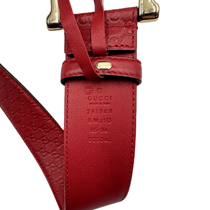 Cintura Gucci rossa