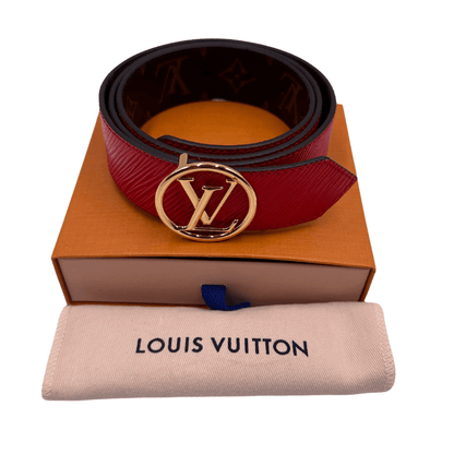 Cintura Louis Vuitton reversibile tg 44