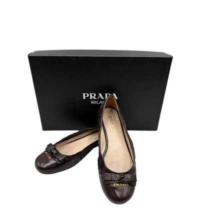 Ballerine prada hot sale