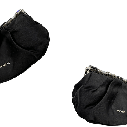 Pochette Prada in raso