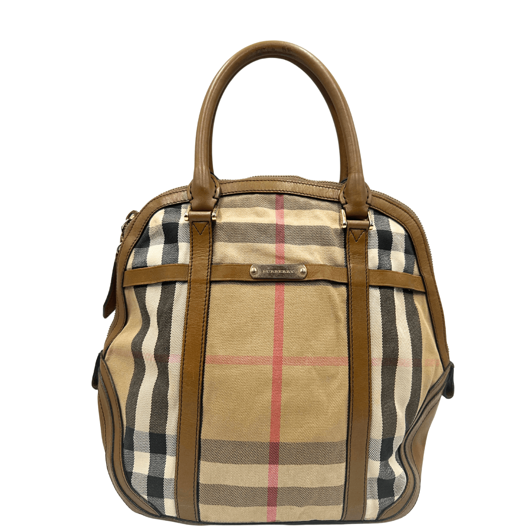 Burberry borsa in tessuto tartan usata, originale