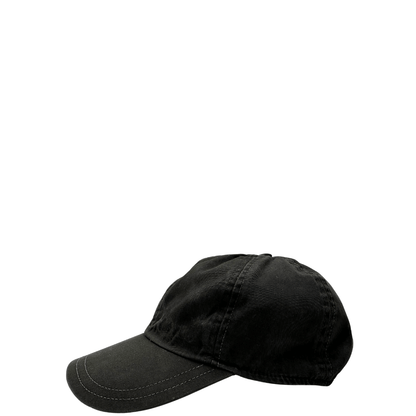 Cappello da baseball Fendi in cotone nero. Accessori di lusso usati ed originali