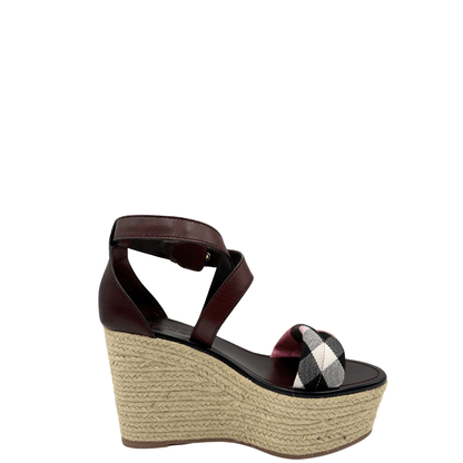 Espadrillas con zeppa Burberry