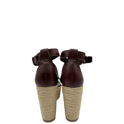 Espadrillas con zeppa Burberry