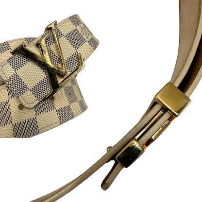 Cintura Louis Vuitton Damier Azur tg 40