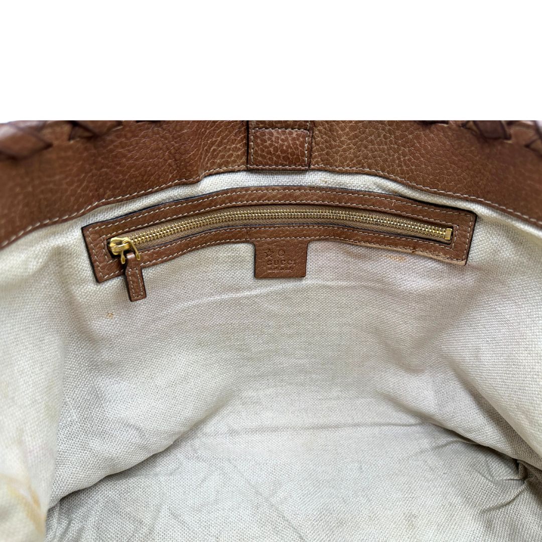 Interno, Shopper Gucci, originale, di lusso, usato, condizioni ottime.