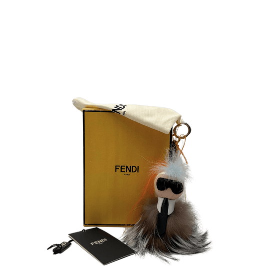 charm Fendi mini karlito per karl lagerfeld. Accessori di lusso usati originali