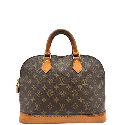 Borsa Alma Louis Vuitton monogram in tela cerata. Borse di lusso usate ed originali