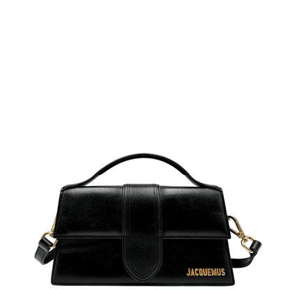 Borsa Jacquemus il grande bambino in pelle nera. Borse di lusso usate