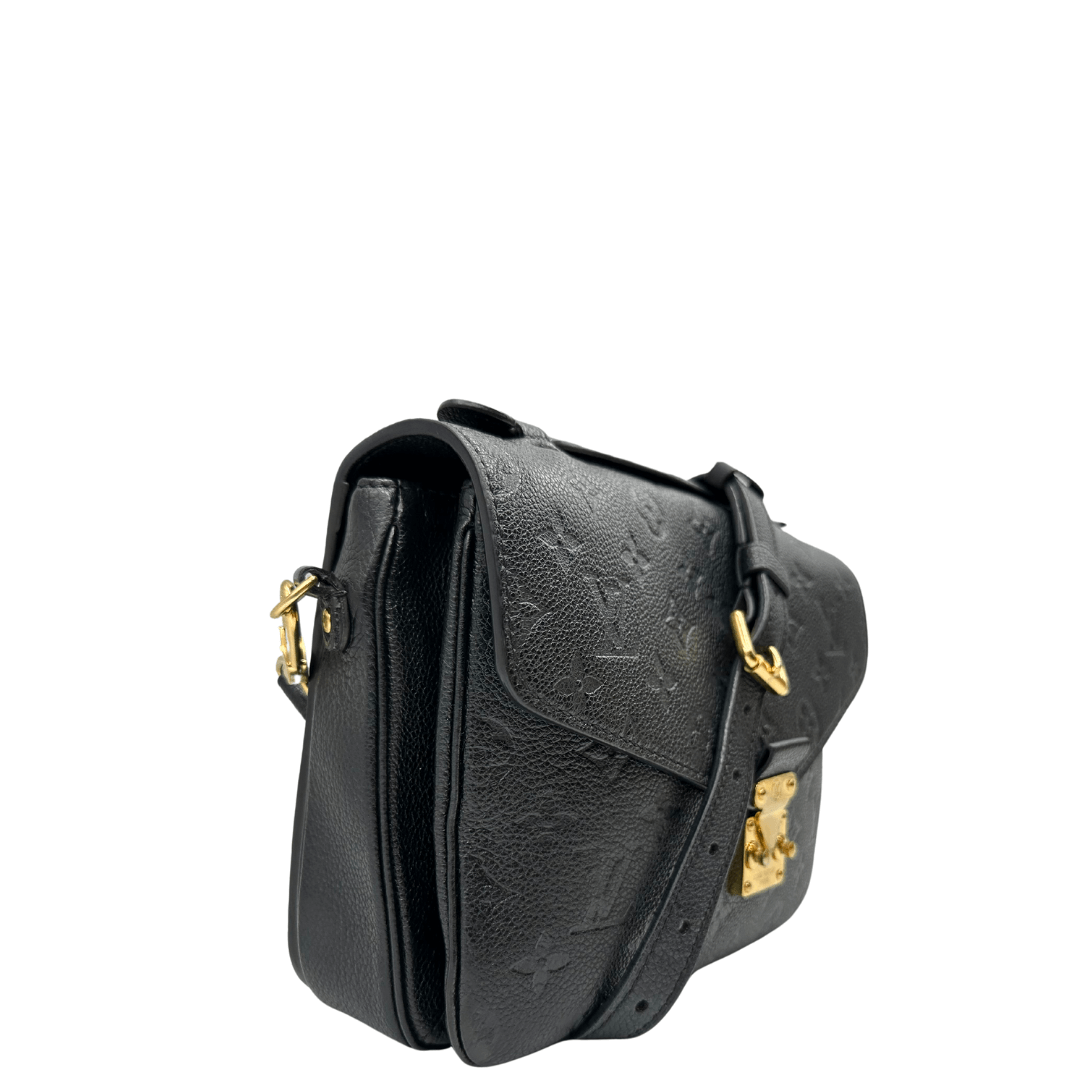 borsa louis vuitton metis in pelle nera con monogram empreinte. Borse di lusso usate ed originali