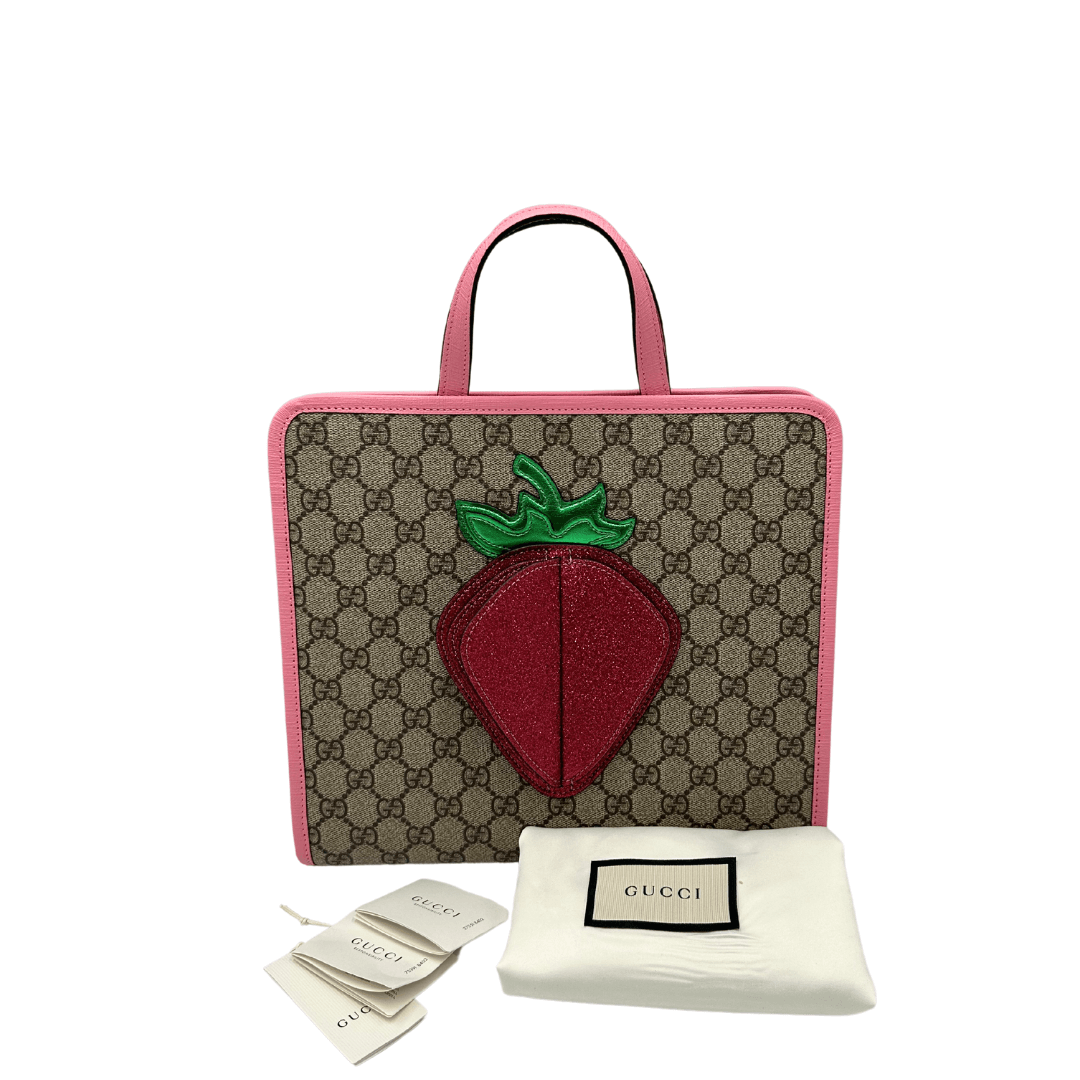 Tote fragola Gucci Kids