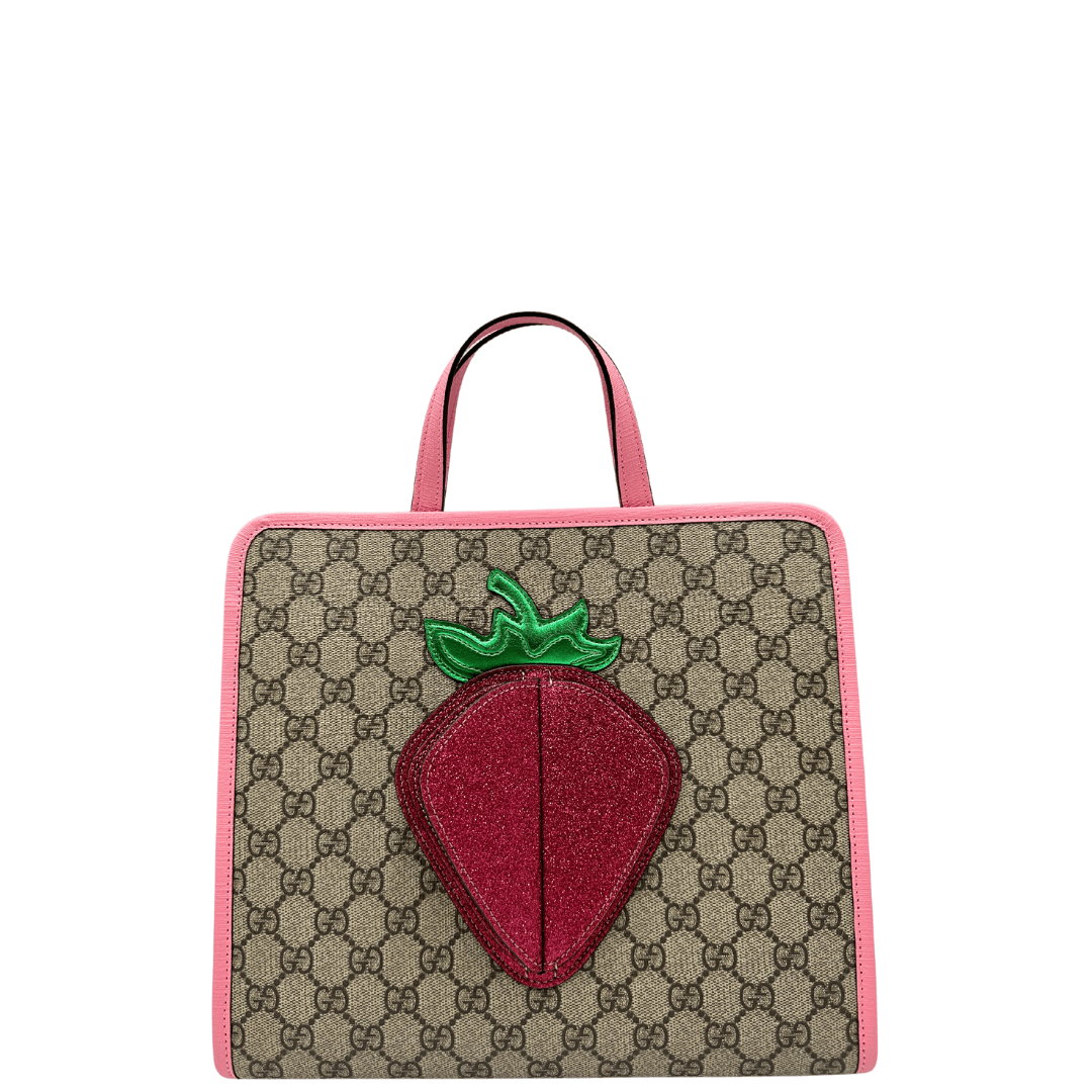 Tote fragola Gucci Kids