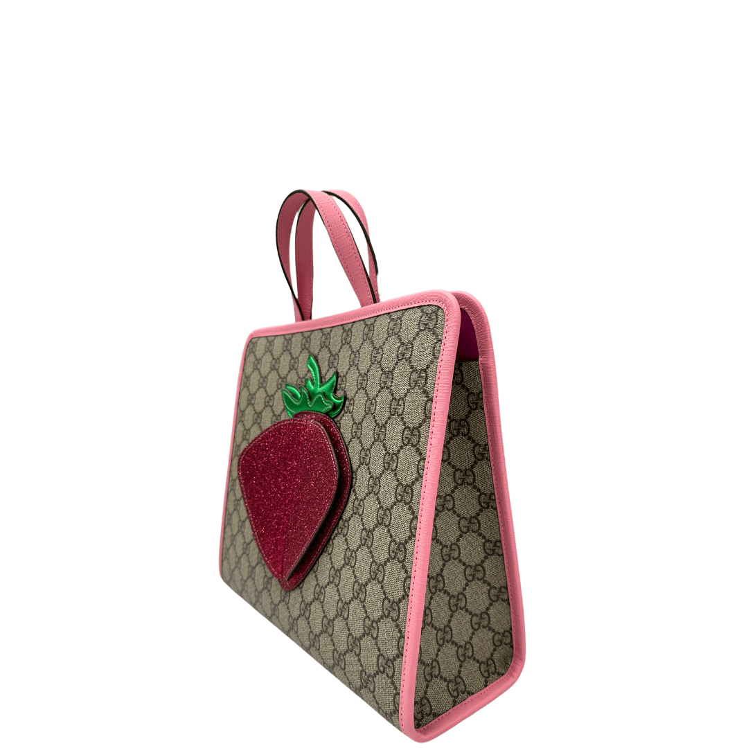 Tote fragola Gucci Kids