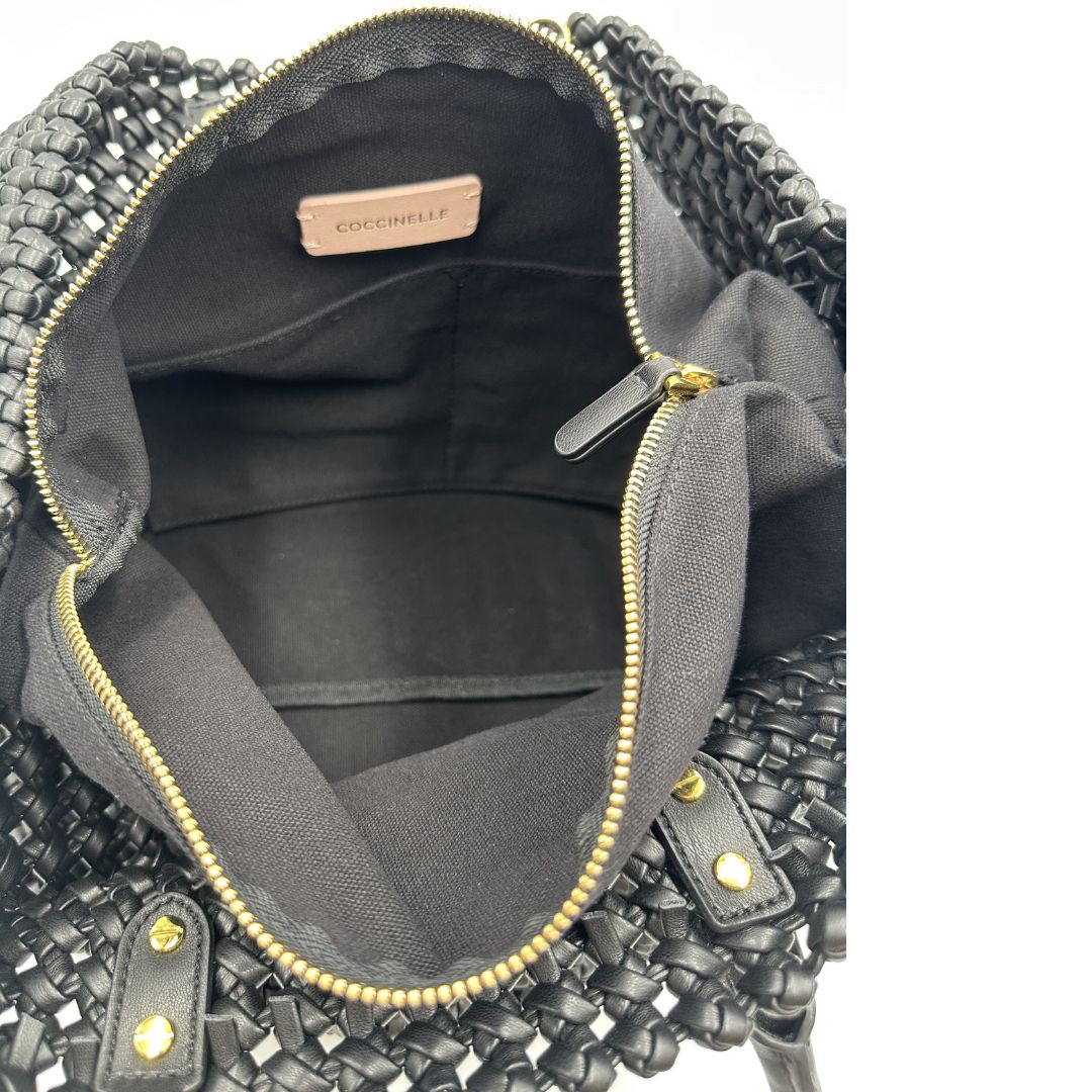Shopper Coccinelle nera
