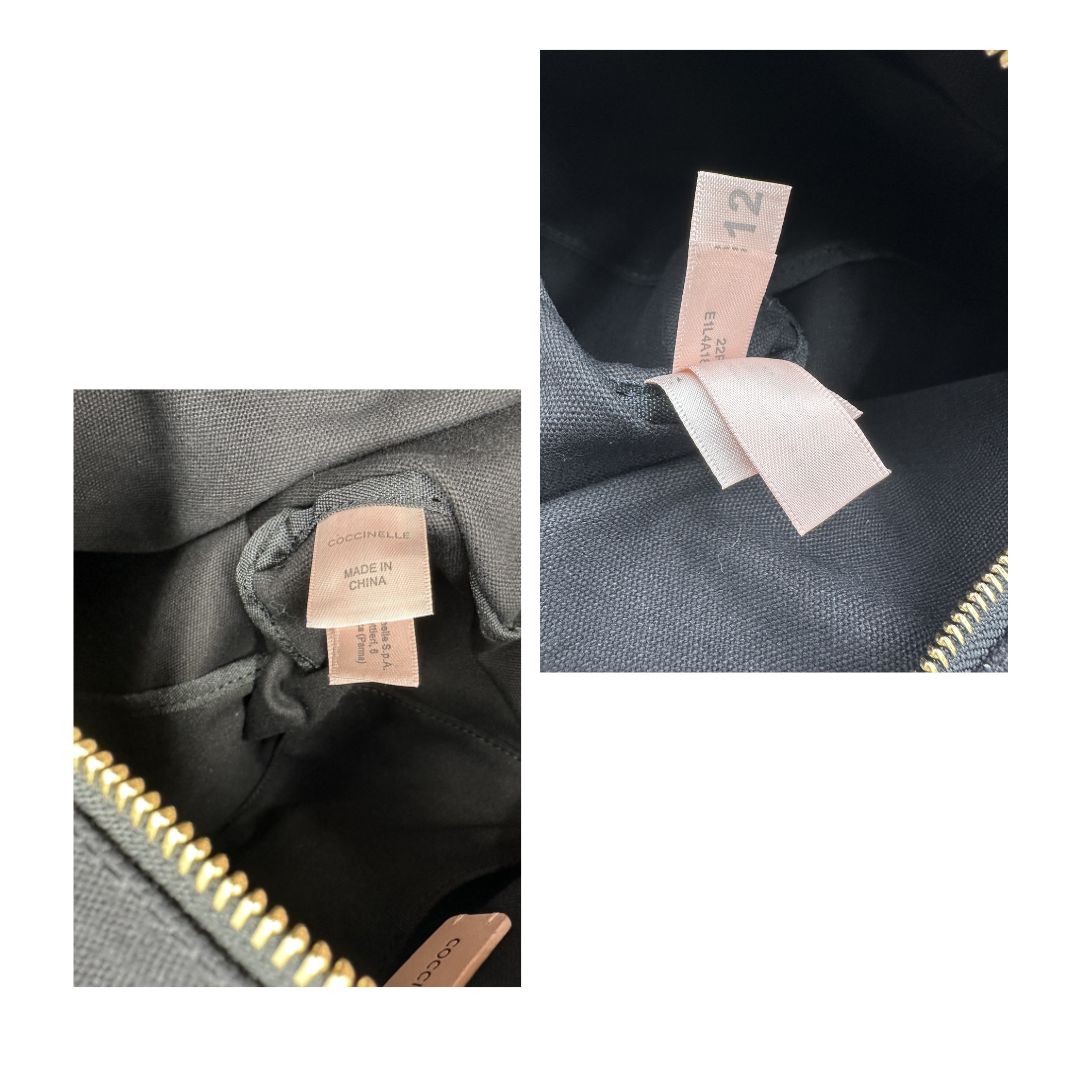 Shopper Coccinelle nera
