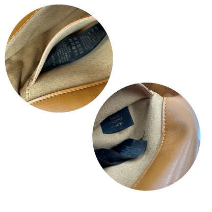 Borsa Stella McCartney in pelle color marrone bruciato con parti metalliche argentate e dorate. Completa di dustbag.