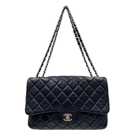 Borsa Chanel Flap Bag blu notte