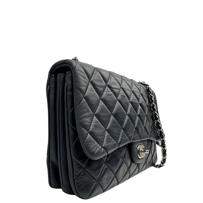 Borsa Chanel Flap Bag blu notte