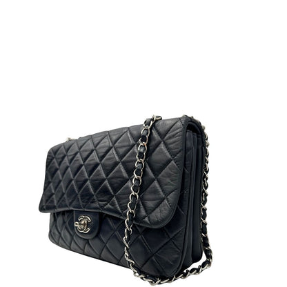 Borsa Chanel Flap Bag blu notte